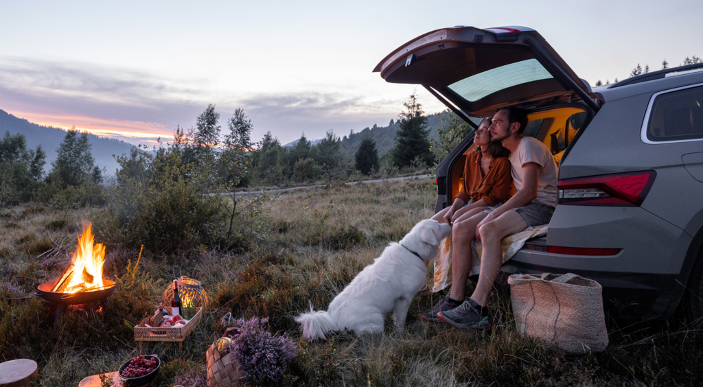 Übernachtungsmöglichkeiten entlang der Strecke