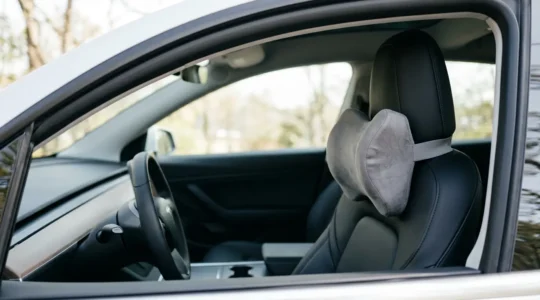 Ergonomisches Nackenkissen für optimale Nackenunterstützung während langer Autofahrten