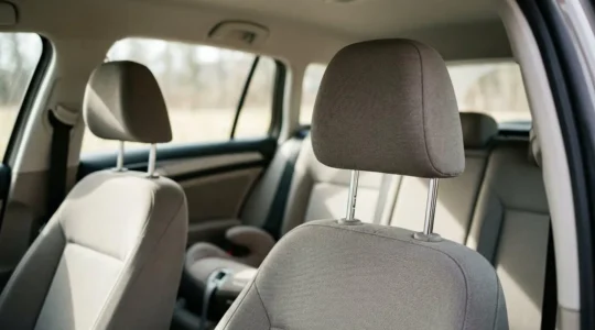 Sichere iPad-Halterung an der Kopfstütze im Auto mit verstärkter Aluminium-Befestigung