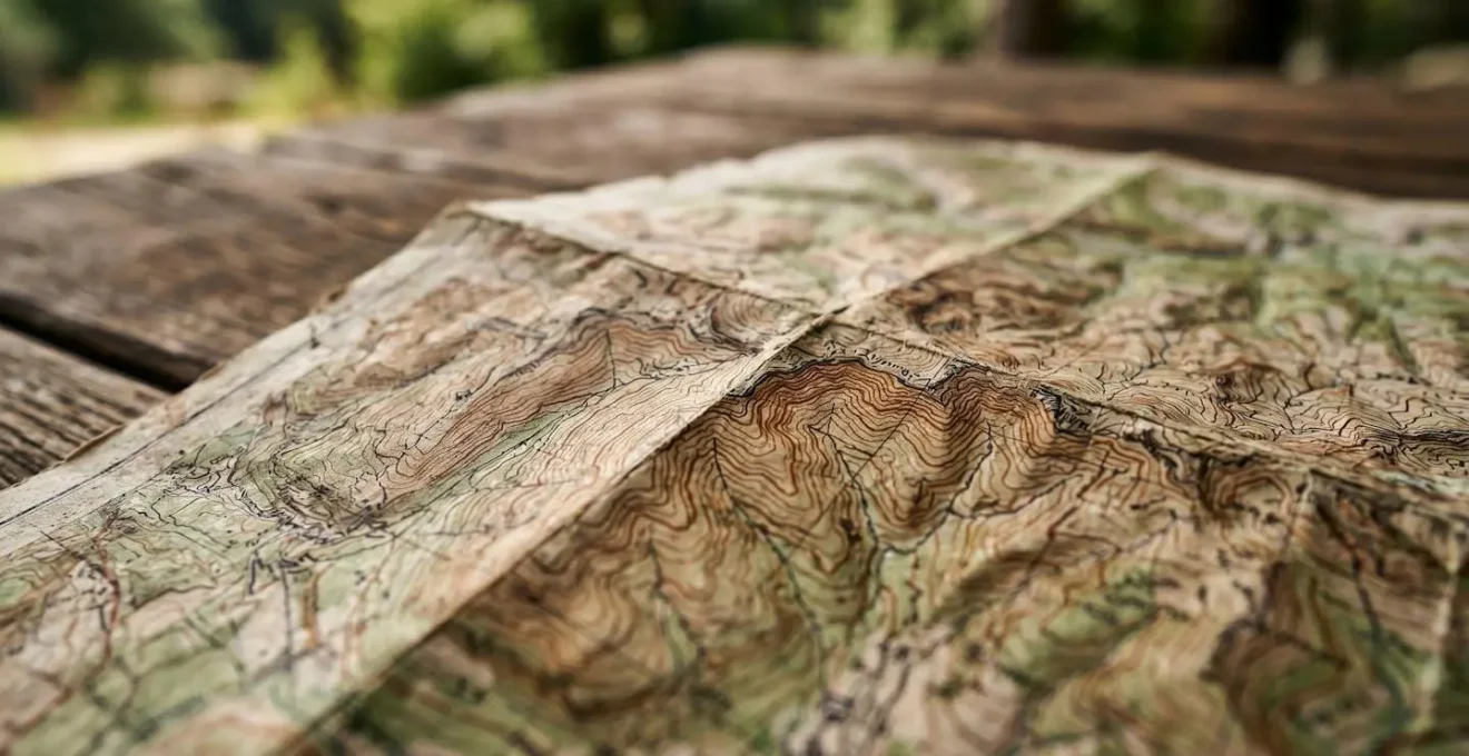 Analoges Kartenlesen versus digitale Navigation beim Digital Detox