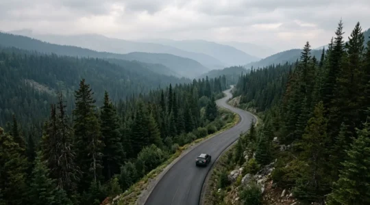 Roadtrip durch abgelegene Natur ohne Handyempfang als Burnout-Prävention
